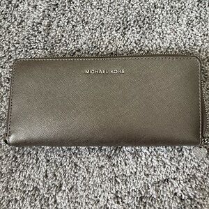 Michael Kors Gunmetal Gray Wallet